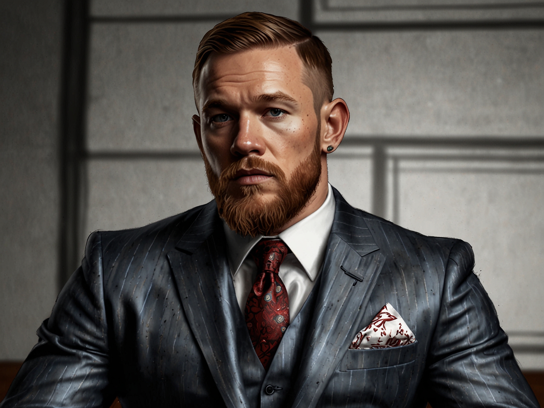 Conor McGregor speaking to the press, addressing his recent leg injury and future in MMA.