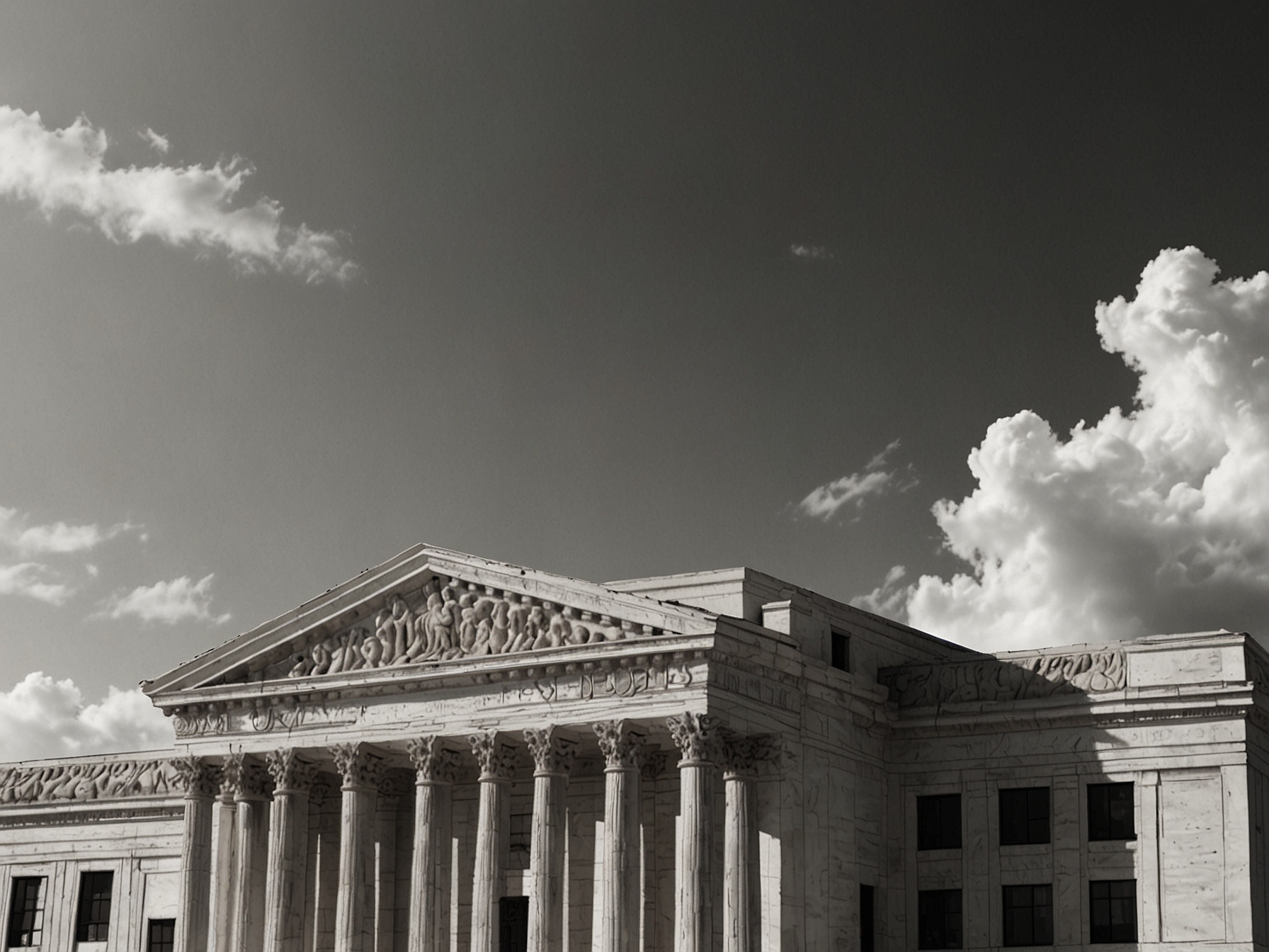 Image of the U.S. Supreme Court Building in Washington, D.C., with clear skies overhead.