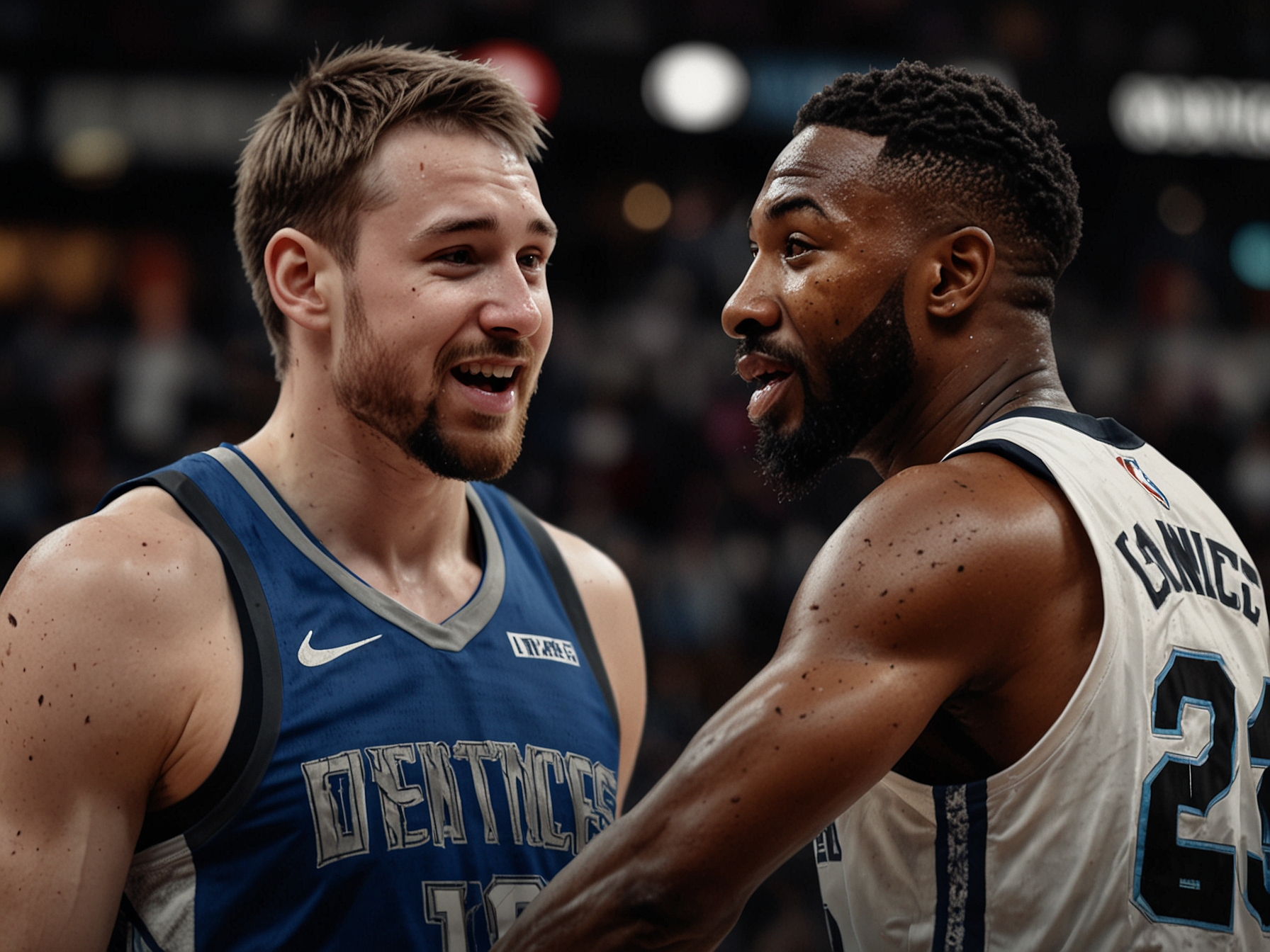 Gilbert Arenas passionately discussing Luka Doncic's defensive skills on the Gil’s Arena podcast.