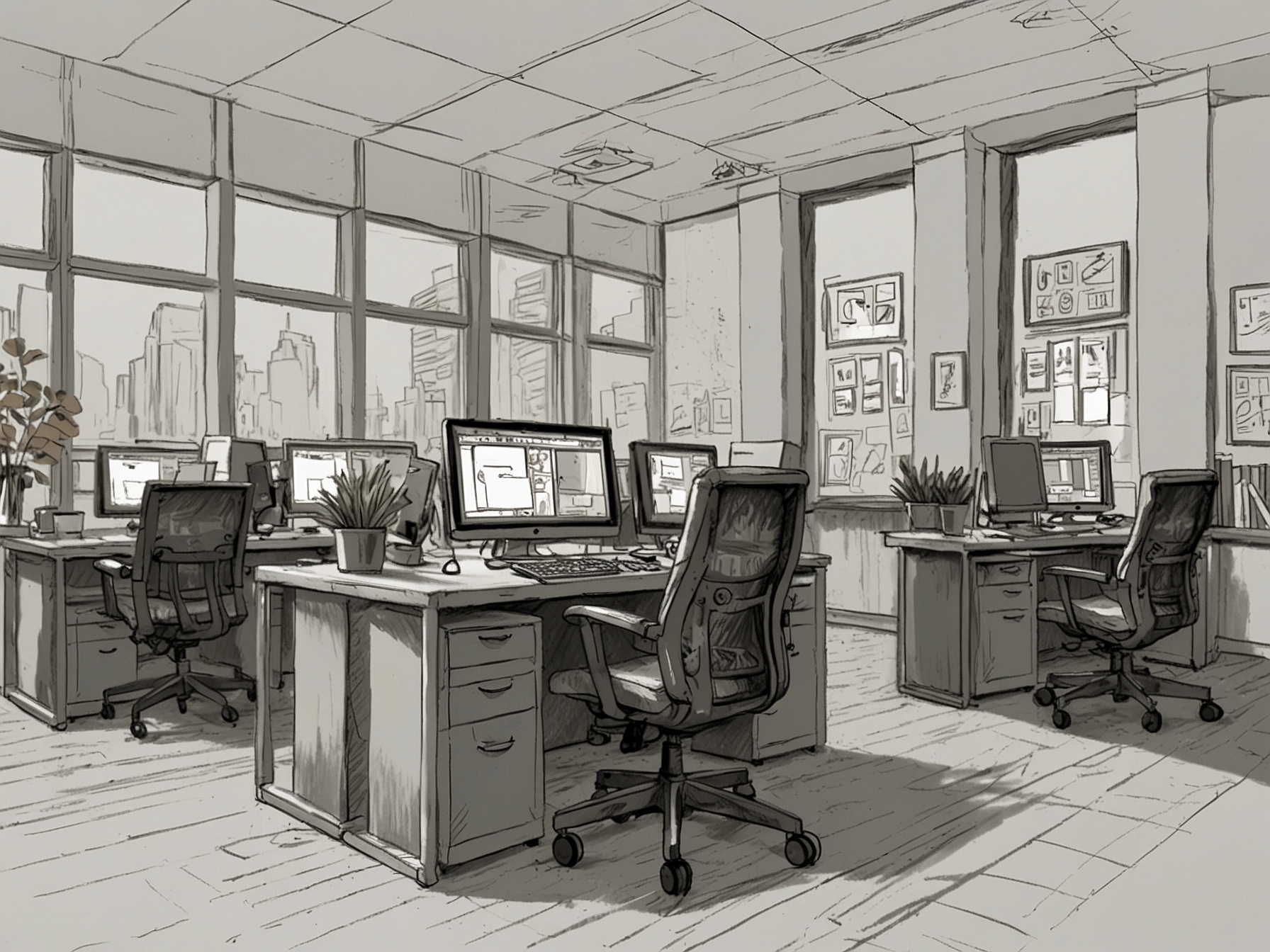 Image showing a joyful office environment, symbolizing celebration and accomplishment at work.