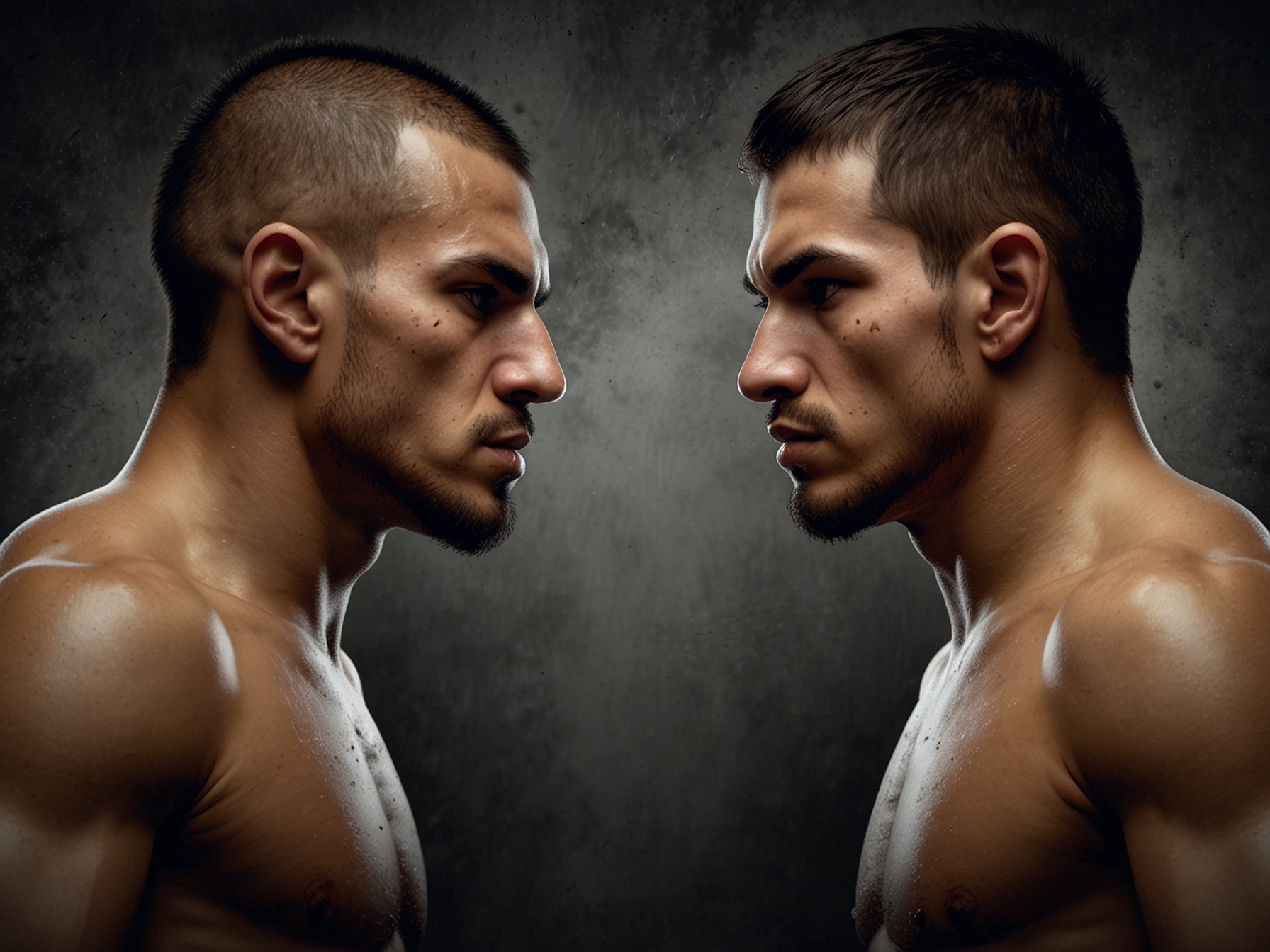 The official UFC 303 poster showcasing headliners Alex Pereira and Jiri Prochazka in an intense face-off.