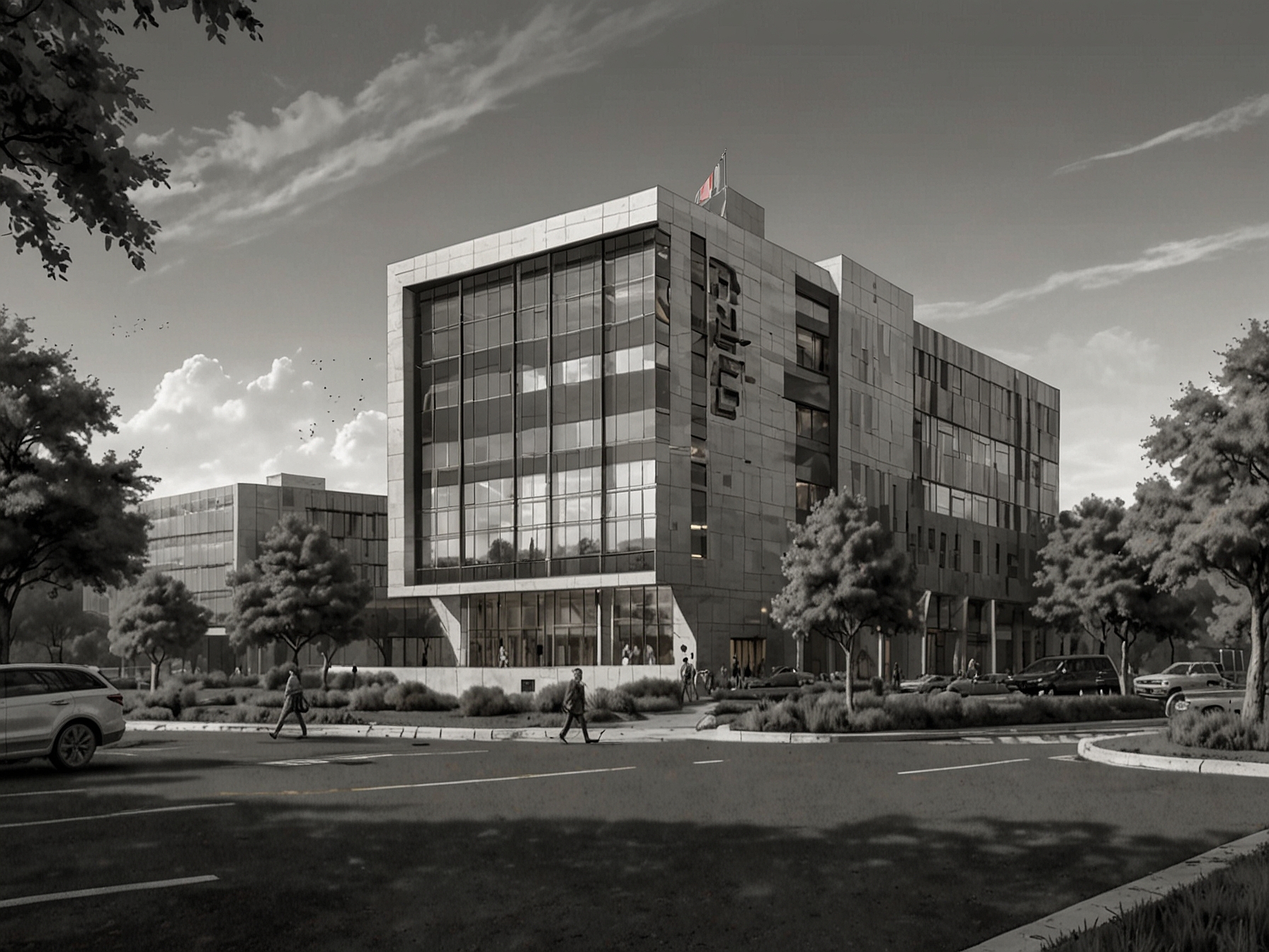 Tenet Healthcare headquarters building representing the company's corporate structure.