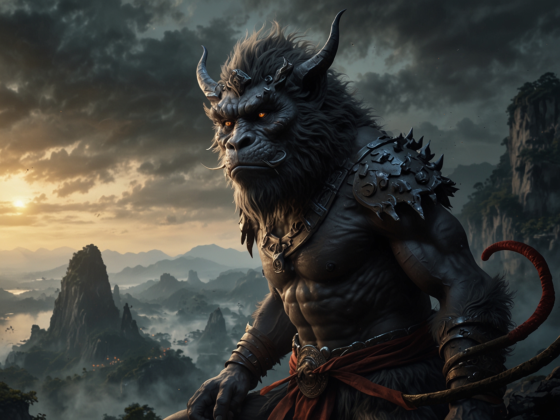 Stunning visuals showcasing the Chinese mythology-inspired landscapes of Black Myth: Wukong.