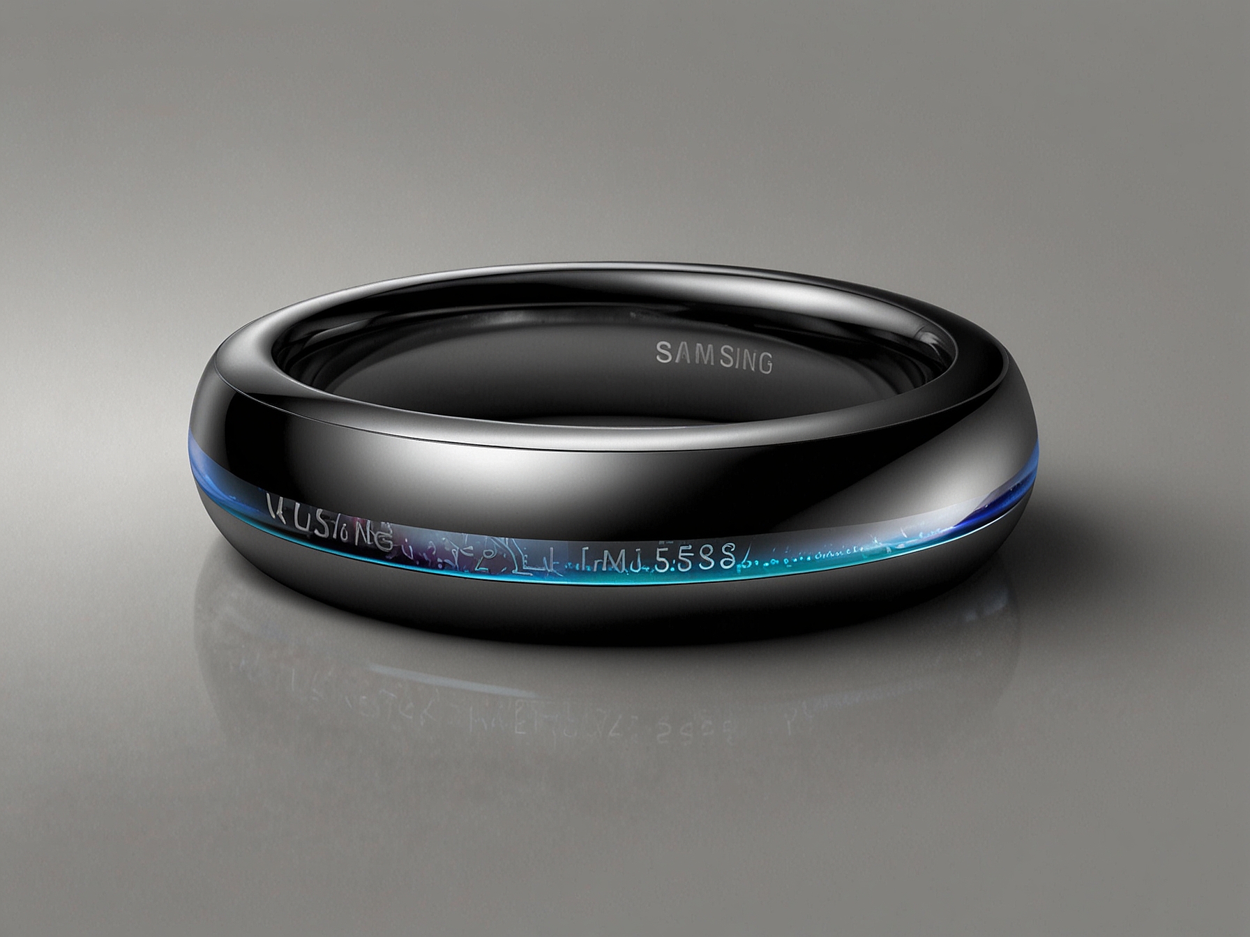 An artist's impression of the anticipated Samsung Galaxy Ring showcasing its sleek design and innovative technology.