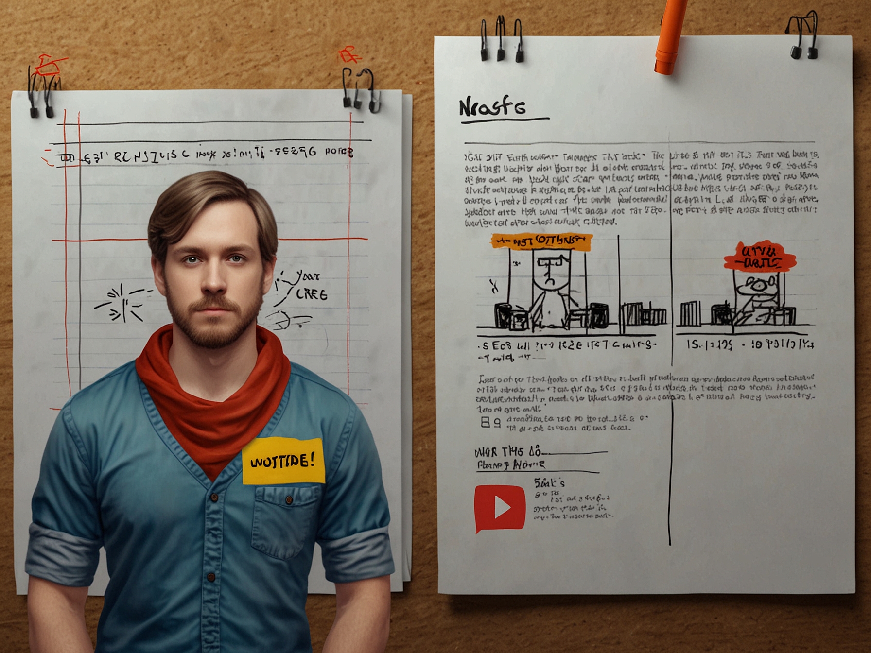 Image depicting a side-by-side comparison of YouTube Notes and X's Community Notes, highlighting the similarities.