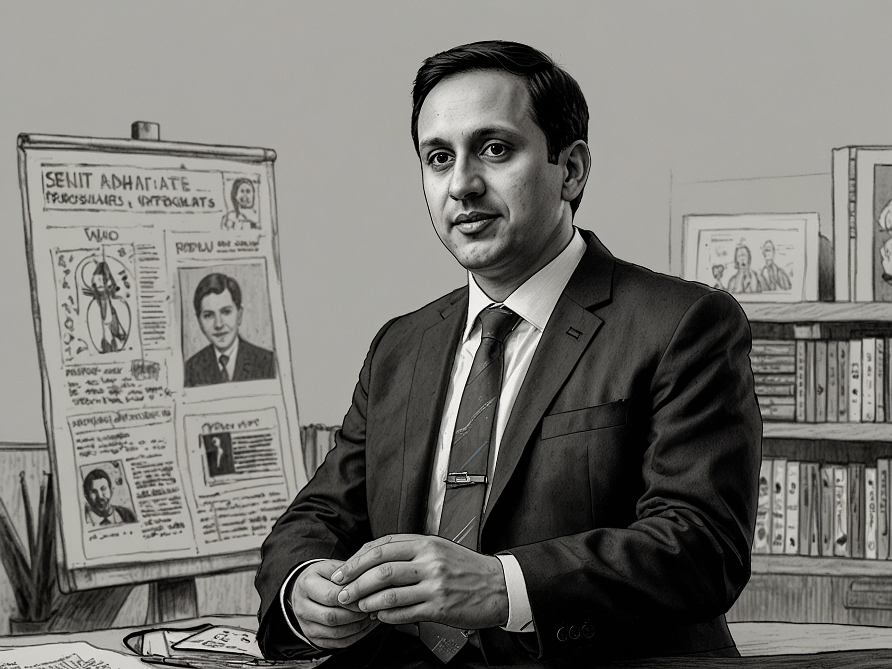 Anas Sarwar presenting the Scottish Labour manifesto, emphasizing policies on healthcare, education, and the economy, aimed at transforming Scotland's political landscape.