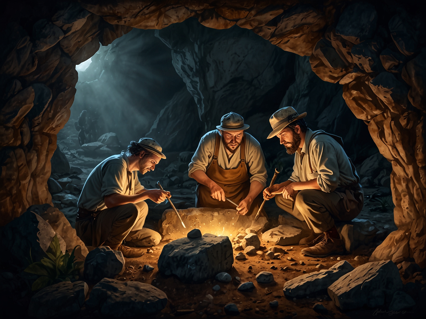 Archaeologists working in the Chaves cave uncovering well-preserved artefacts that highlight the diversity of Neolithic dietary practices in the Pyrenean region.