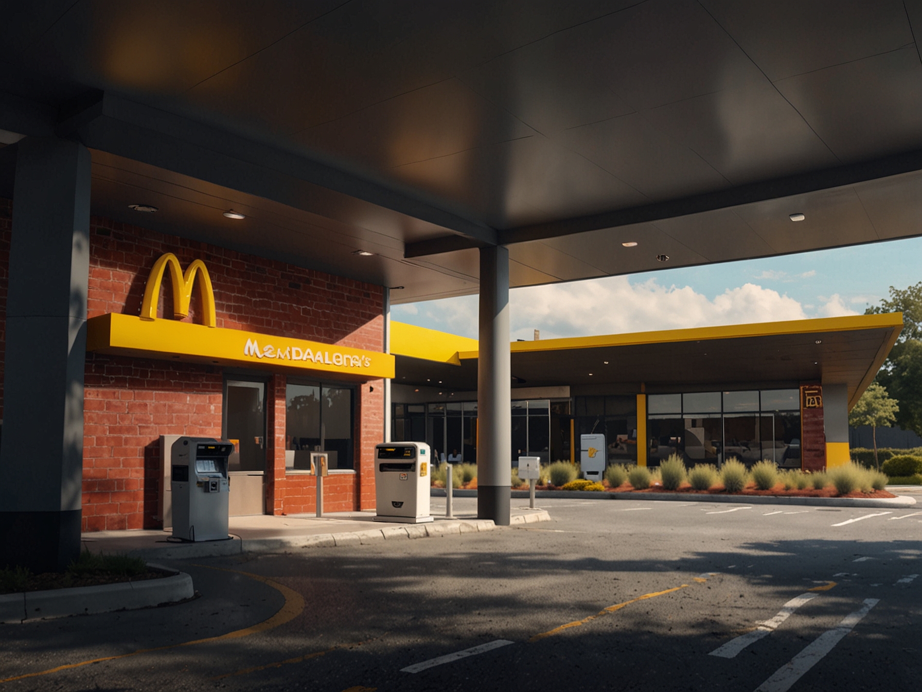 A closer view of the AI drive-thru technology at McDonald's, highlighting the innovative system designed to take orders, reduce wait times, and enhance customer satisfaction.