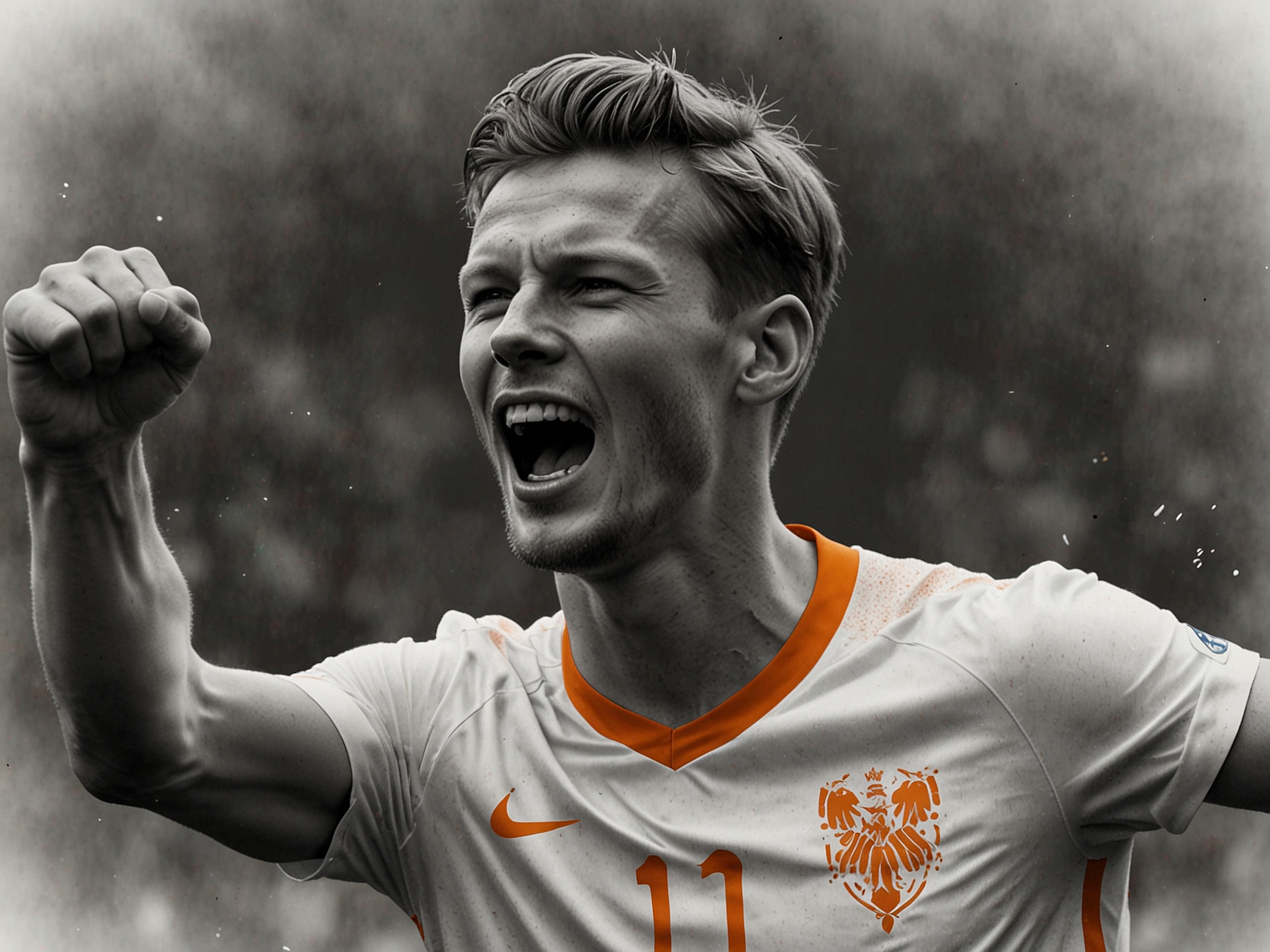 Wout Weghorst celebrates his first-touch goal that secured the Netherlands' 2-1 victory over Poland in the Euro 2024 Group D opener, showcasing his immediate impact and the team's depth.